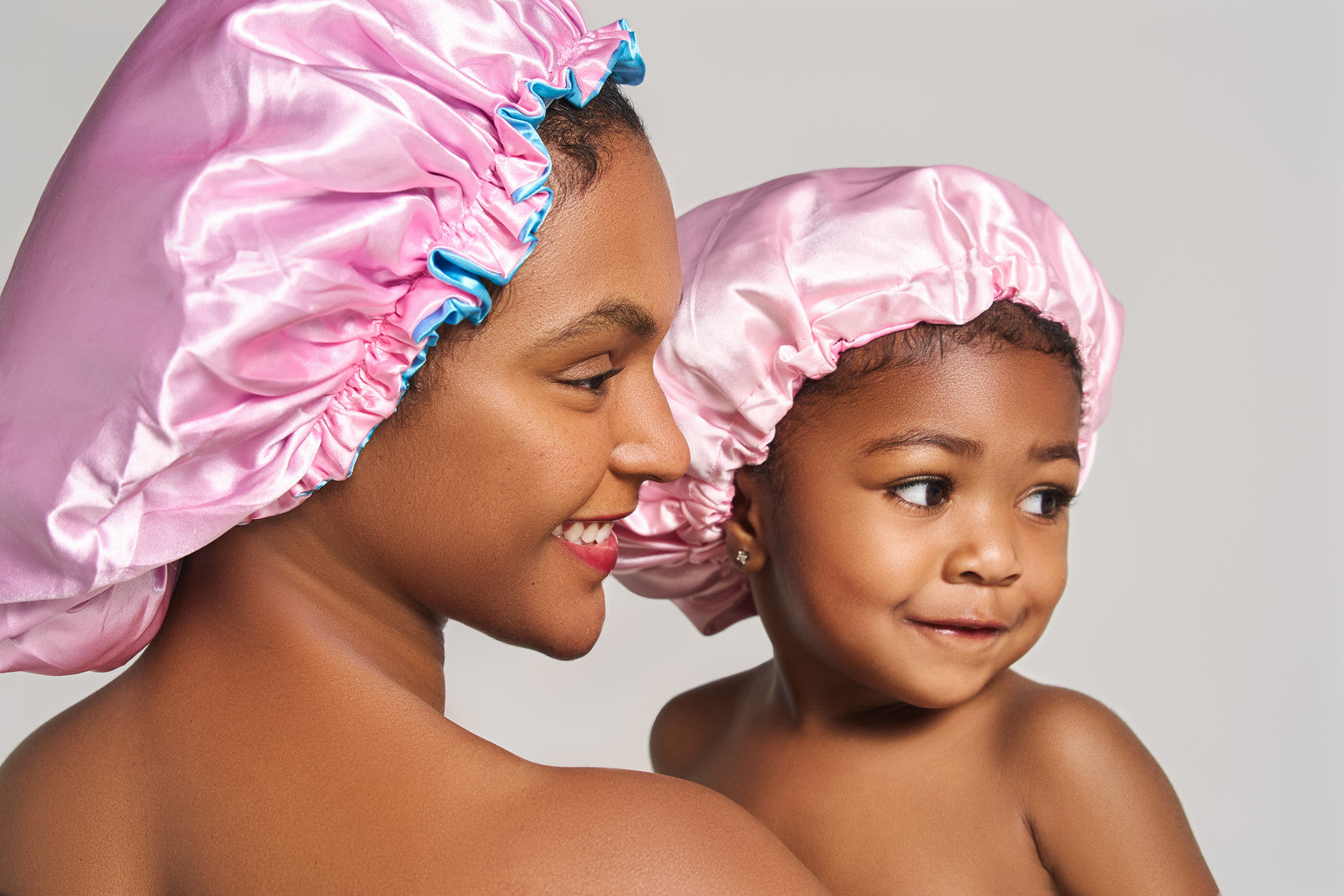 Mommy and Me Satin Designer Bonnets for Women Custom Hair Bonnet